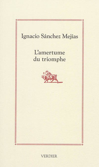 Front cover_L' amertume du triomphe