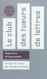 Front cover_Le club des tueurs de lettres