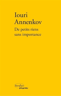 Front cover_De petits riens sans importance