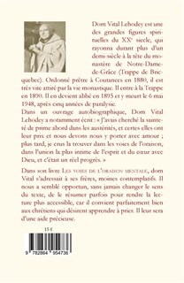 Couverture_Les voies de l'oraison mentale