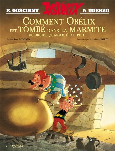 Front cover_ASTÉRIX - ALBUM ILLUSTRÉ - COMMENT OBÉLIX EST TOMBÉ DANS LA MARMITE QUAND IL ÉTAIT PETIT - HC