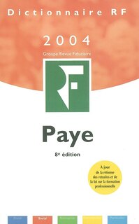 Couverture_Dictionnaire paye 2004
