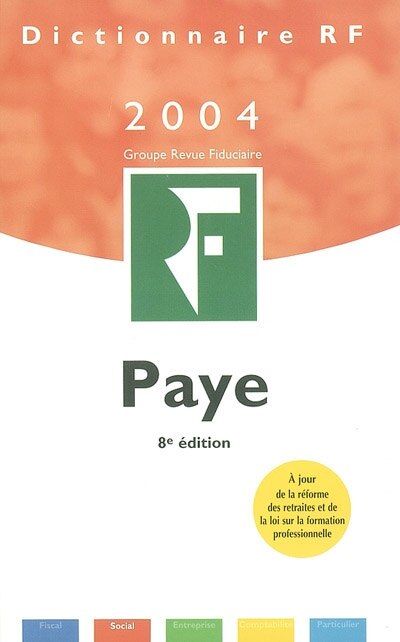 Couverture_Dictionnaire paye 2004