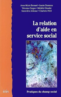 Front cover_La relation d'aide en service social