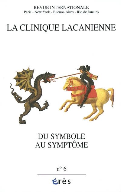 Front cover_Clinique lacanienne (La), n°6. Du symbole au symptôme