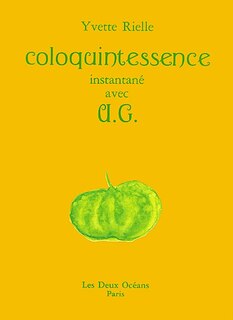 Couverture_Coloquintessence : instantané avec Upparluri Gopala Krishnamurti
