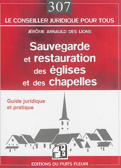 Couverture_Sauvegarde et restauration des &eacute;glises et des chapelles