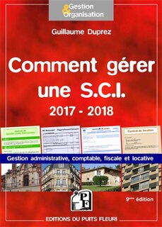 Couverture_Comment gérer une SCI 2017-2018