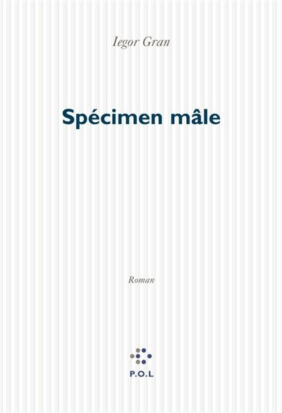 Front cover_Specimen mâle : chroniques