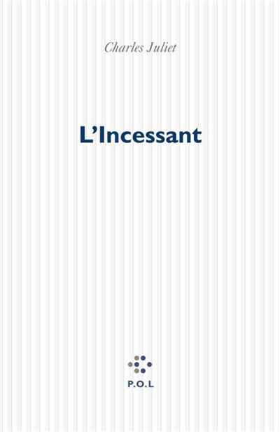 Front cover_L'incessant