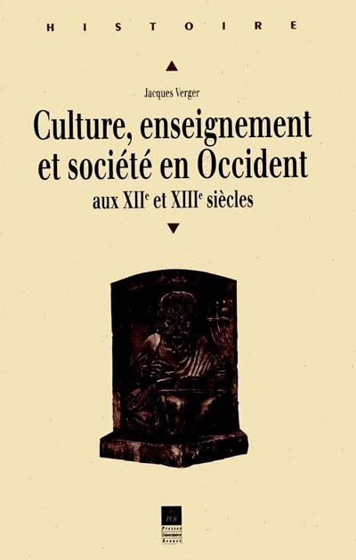 Front cover_Culture, enseignement et société en Occident aux XIIe et XIIIe siècles