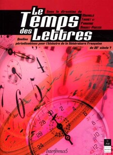 Front cover_Le temps des lettres