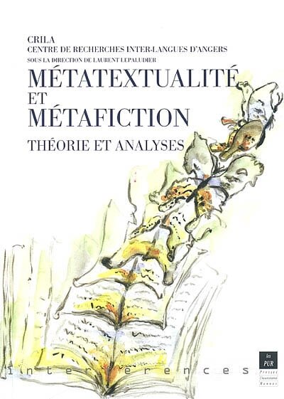 Front cover_Métatextualité et métafiction : théorie et analyses
