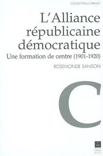 Couverture_L' Alliance républicaine démocratique