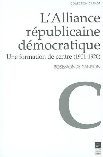 Couverture_L' Alliance républicaine démocratique