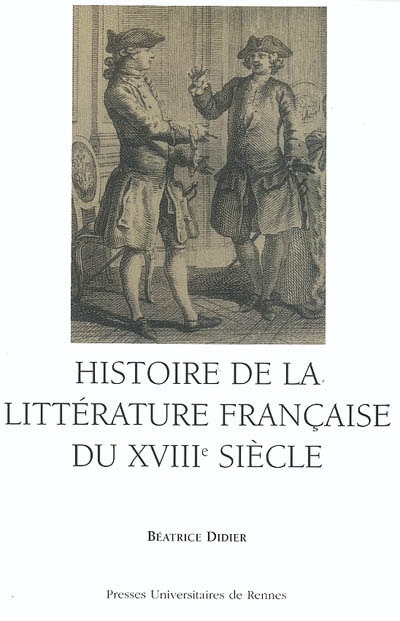 Front cover_Histoire de la littérature française du XVIIIe siècle