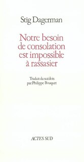 Front cover_Notre besoin de consolation est impossible à rassasier