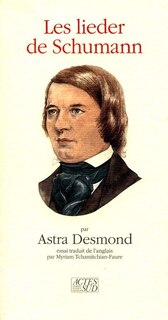 Front cover_Les Lieder de Schumann