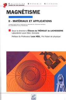 Couverture_Magn&eacute;tisme, Vol. 2. Mat&eacute;riaux et applications