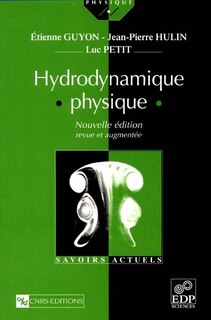 Front cover_Hydrodynamique physique