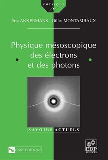 Couverture_Physique mésoscopique des électrons et des photons