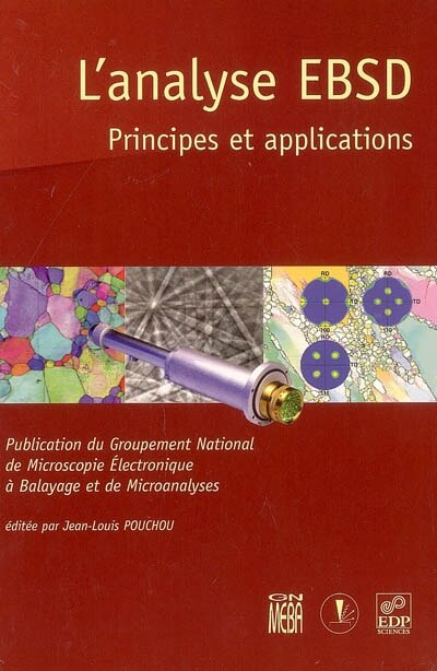Couverture_Analyse EBSD : principes et applications : réunion thématique de décembre 2002, Université Paris-VI (Jussieu)