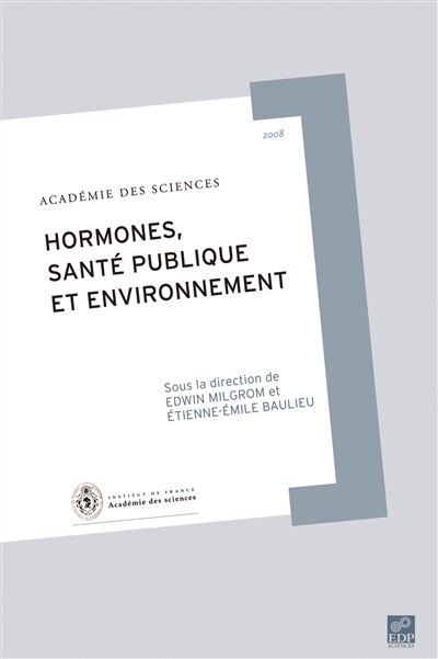 Front cover_Hormones, santé publique et environnement