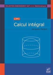 Front cover_Calcul intégral, L3M1