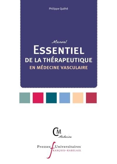 Front cover_Manuel essentiel de la thérapeutique en médecine vasculaire