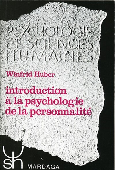 Front cover_Introduction à la psychologie de la personnalité