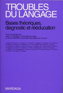 Couverture_Troubles du langage : bases théoriques, diagnostic et rééducation