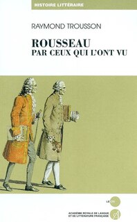 Front cover_Jean-Jacques Rousseau raconté par ceux qui l'ont vu