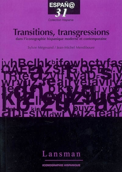 Front cover_Transition, transgression dans l'iconographie hispanique contemporaine