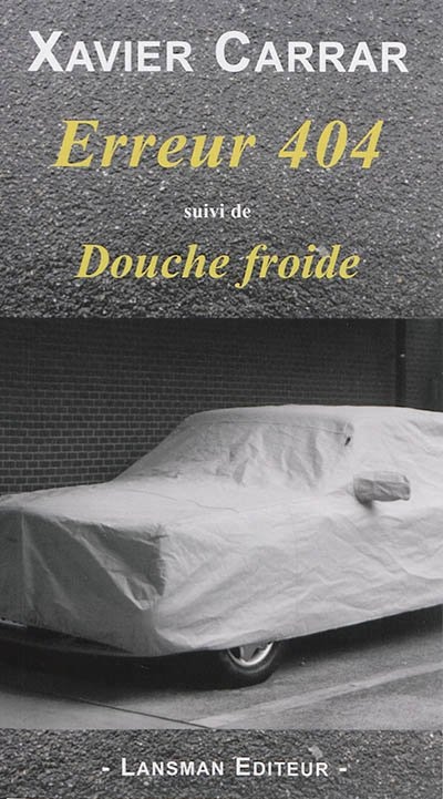 Front cover_Erreur 404 ; Douche froide