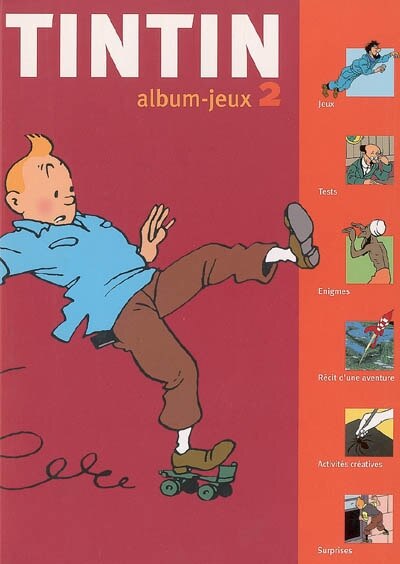 Couverture_Tintin, album-jeux, Vol. 2