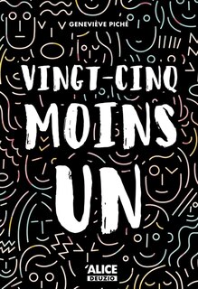 Front cover_Vingt-cinq moins un