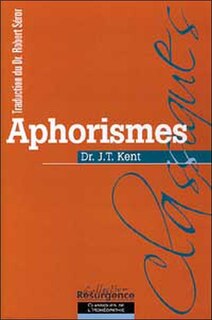Front cover_Aphorismes ; Introduction à l'homéopathie (prolégomènes)