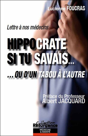 Couverture_Hippocrate si tu savais... ou D'un tabou à l'autre