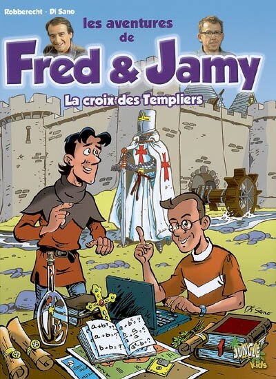 Front cover_Les aventures de Fred & Jamy, Vol. 1. La croix des Templiers