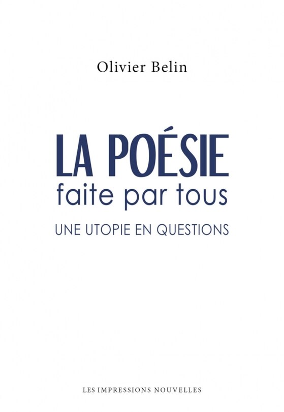 Front cover_La poésie faite par tous