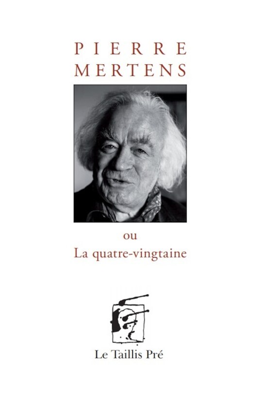 Front cover_Pierre Mertens ou La quatre-vingtaine
