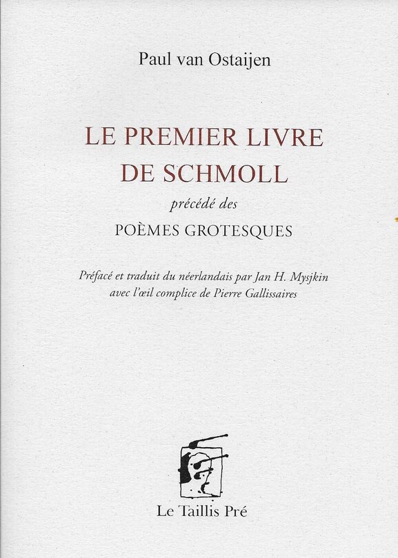Front cover_Le premier livre de Schmoll ; Poèmes grotesques