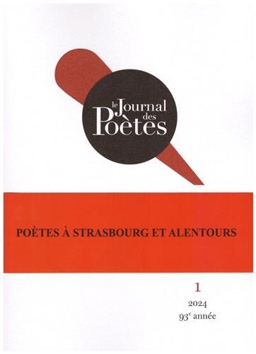 Couverture_Le journal des poètes, n°1 (2024). Poètes à Strasbourg et alentours
