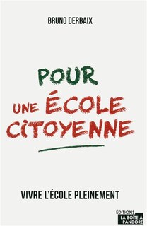 Couverture_Pour une école citoyenne