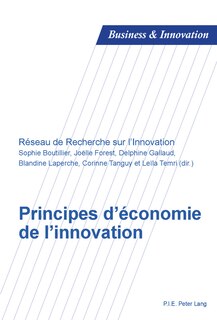 Couverture_Principes d'�conomie de l'innovation