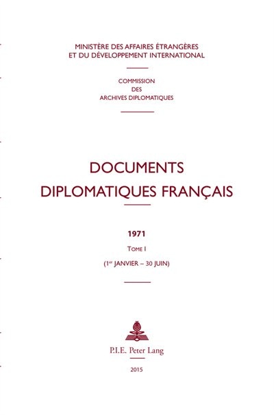 Front cover_Documents diplomatiques français