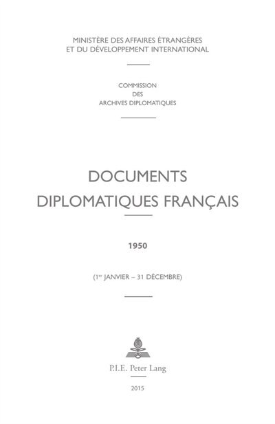 Front cover_Documents Diplomatiques Français