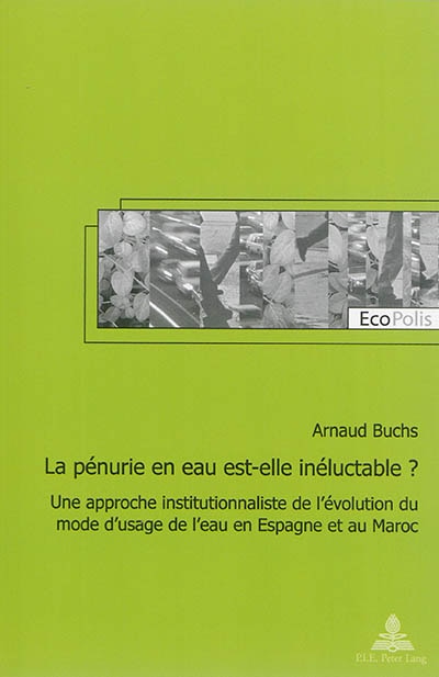 Couverture_La pénurie en eau est-elle inéluctable ?