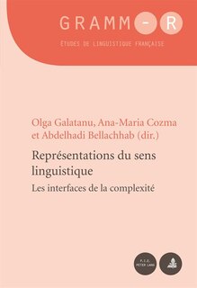 Front cover_Repr�sentations du sens linguistique
