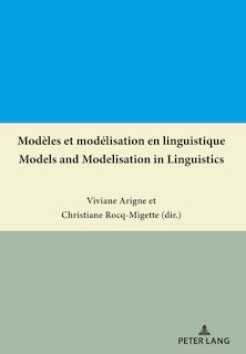 Couverture_Modèles et modélisation en linguistique / Models and Modelisation in Linguistics